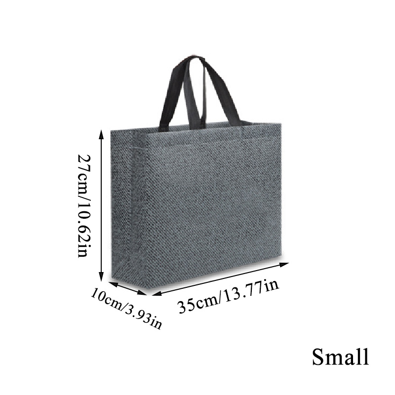 Women Foldable Reusable Shopping Bag Non-Woven Fabric Waterproof Eco Large