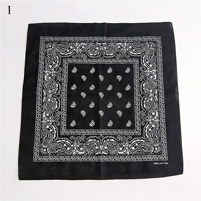 Cotton Blend Square Scarf 55x55cm for Women Fashion Headscarf Bandana Wrap