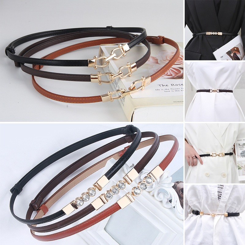 Women's adjustable belt front view