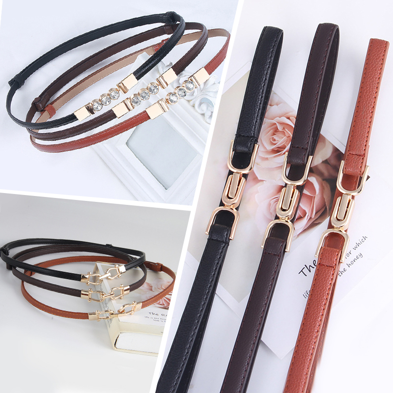 Women's adjustable belt side view