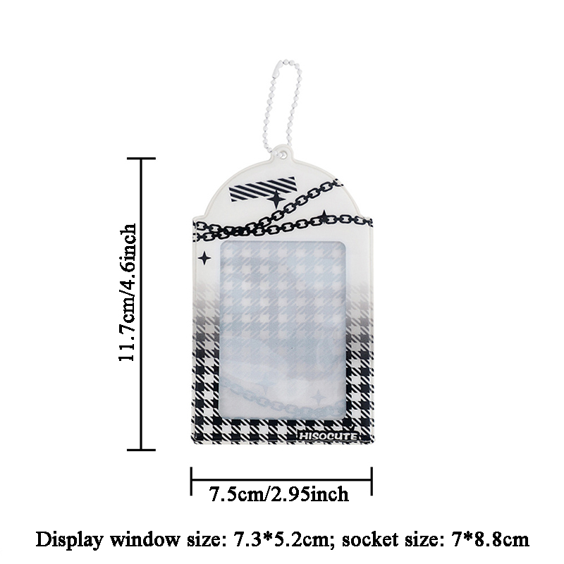 Clear PVC Card Sleeve Side View