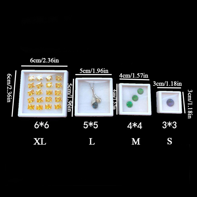 Clear Acrylic Jewelry Box Side View