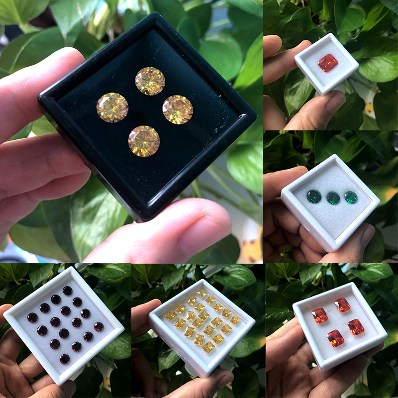 Clear Acrylic Jewelry Box with Jewelry