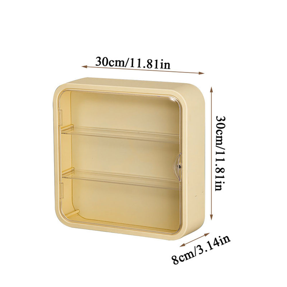 Wall Display Case for Action Figures with Multiple Compartments and Clear View