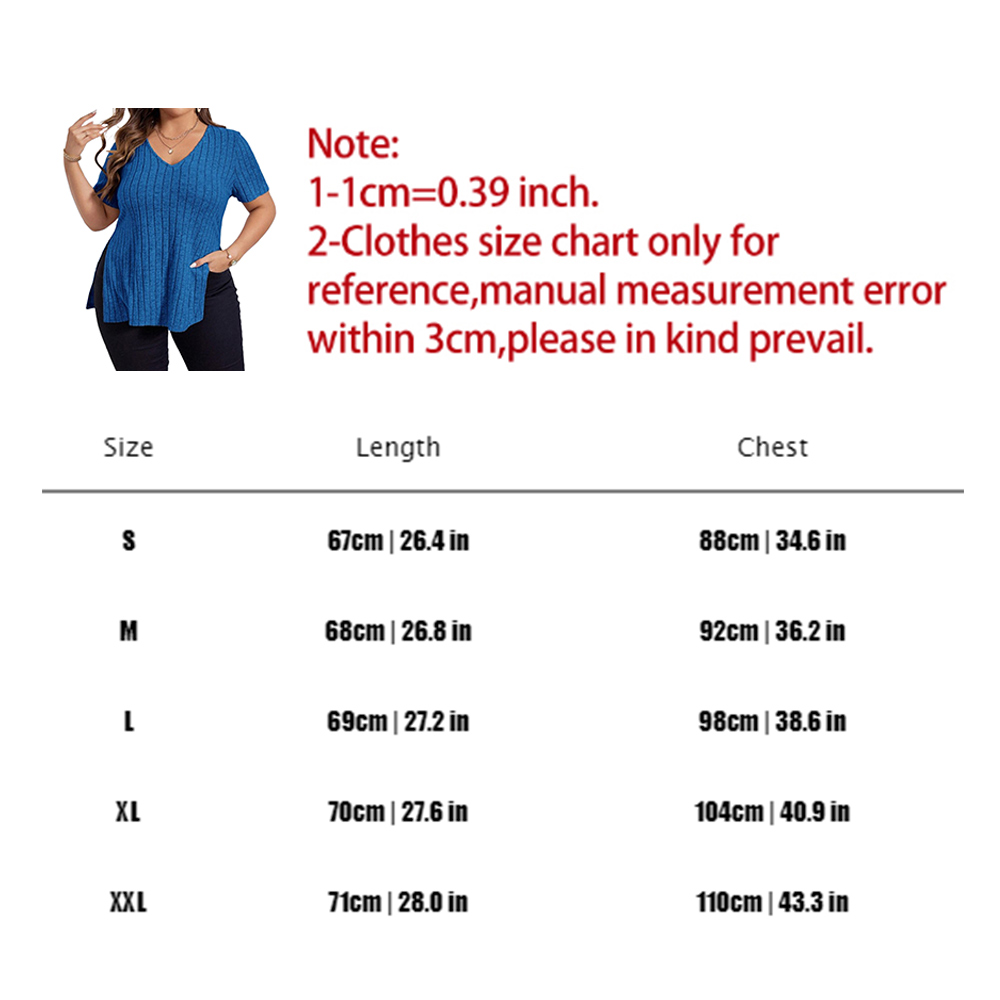 V-Neck Ribbed T-Shirt Detail View