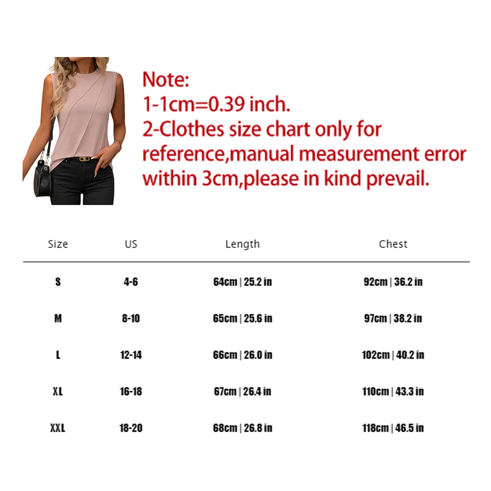 Women's sleeveless t-shirt detail view