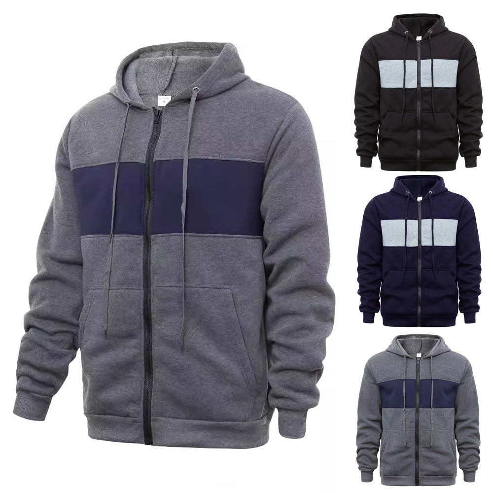 Colorblock Hoodie Front View