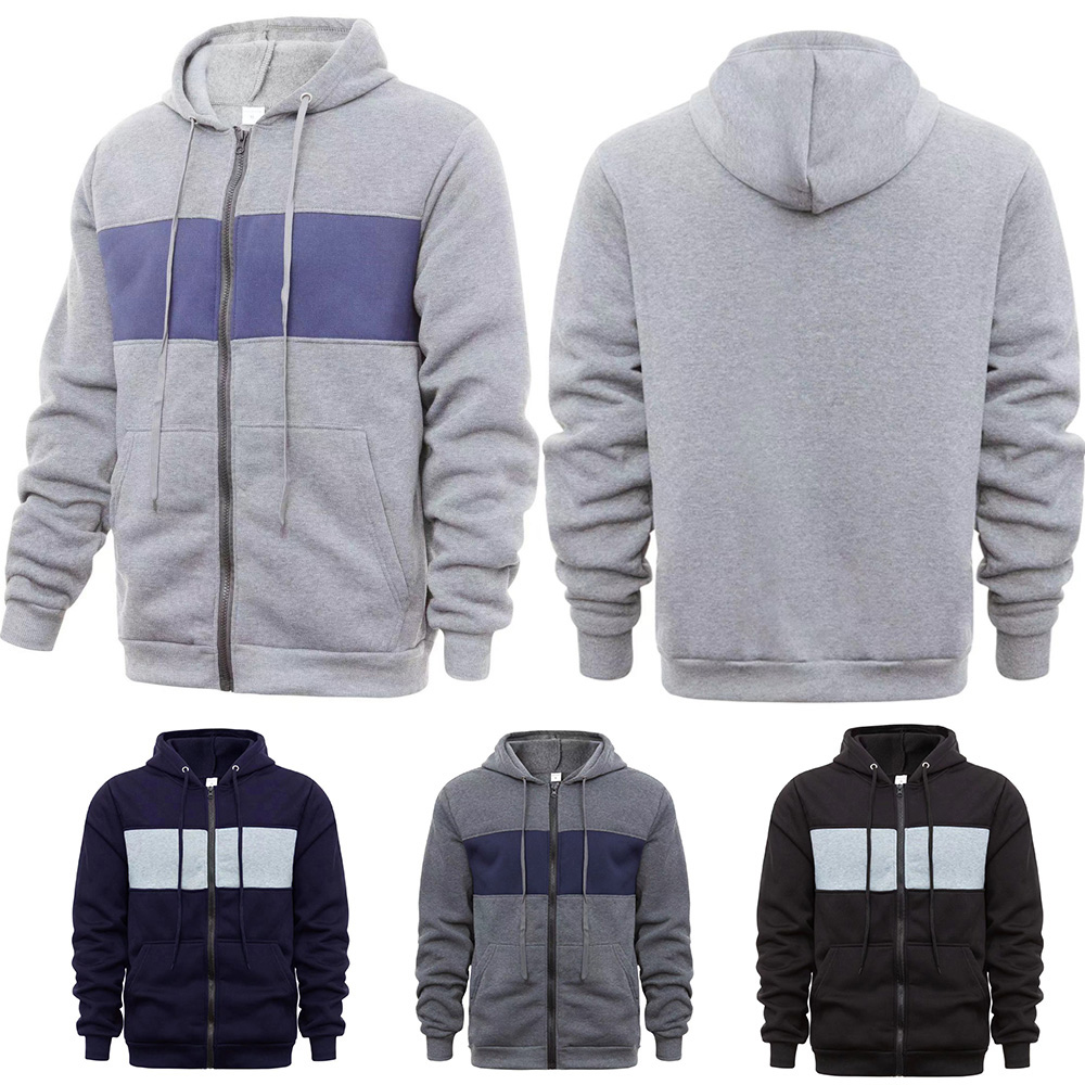 Colorblock Hoodie Side View