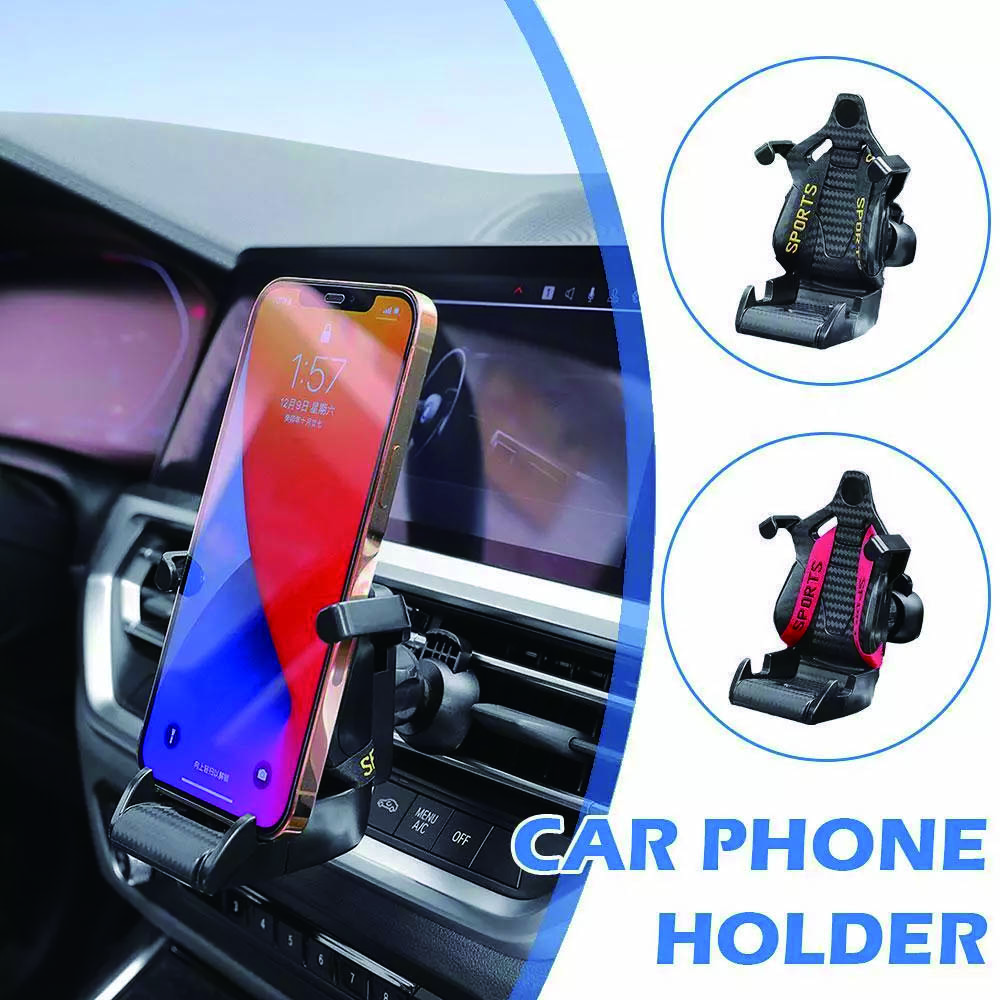 Universal Car Air Vent Phone Holder - Front View
