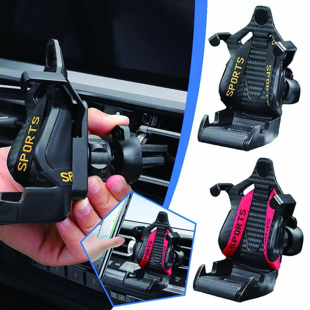 Universal Car Air Vent Phone Holder - Side View
