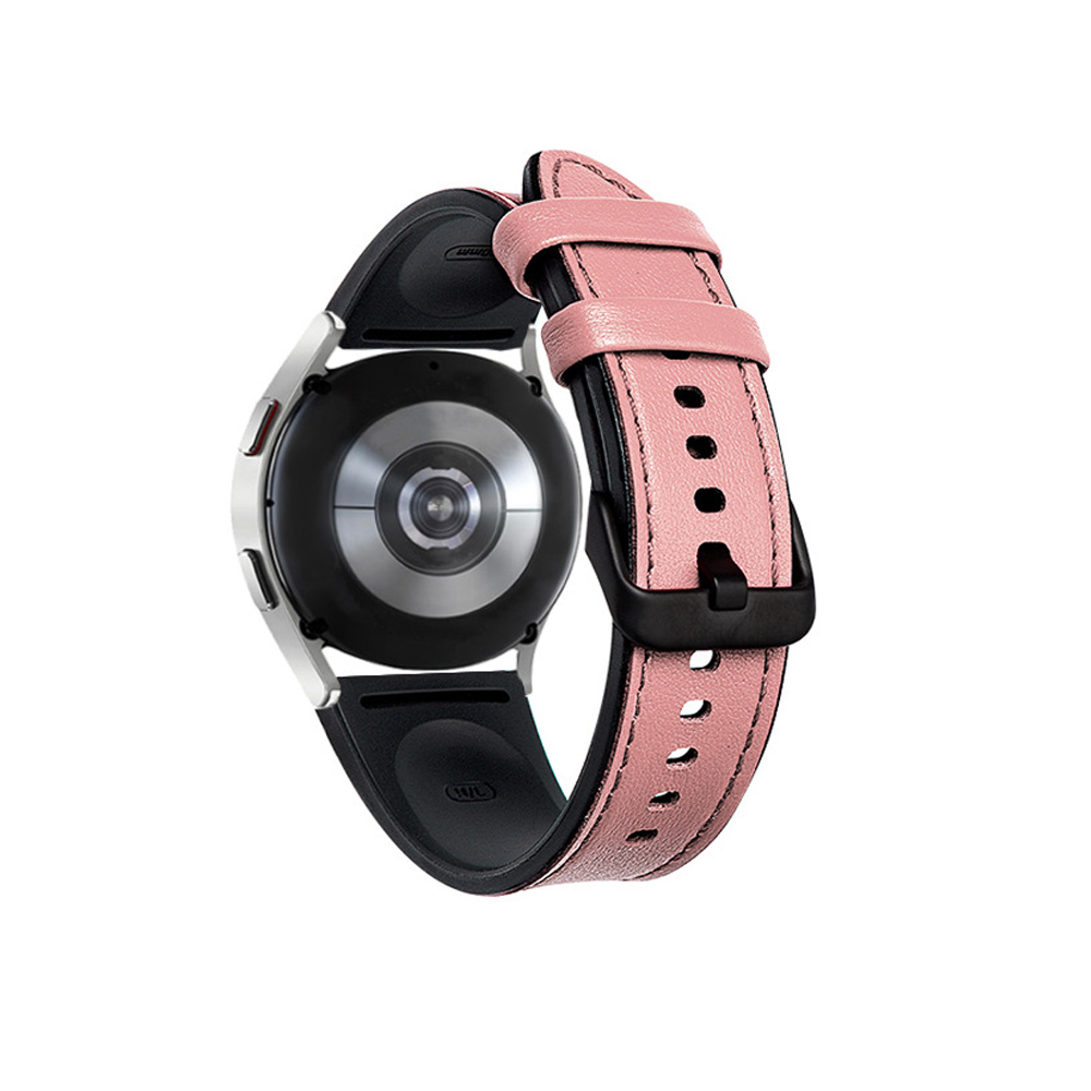 Leather Silicone Watch Band for Samsung Galaxy Watch 6 40mm 44mm 6 Classic 43mm - Zdjęcie 30 z 32