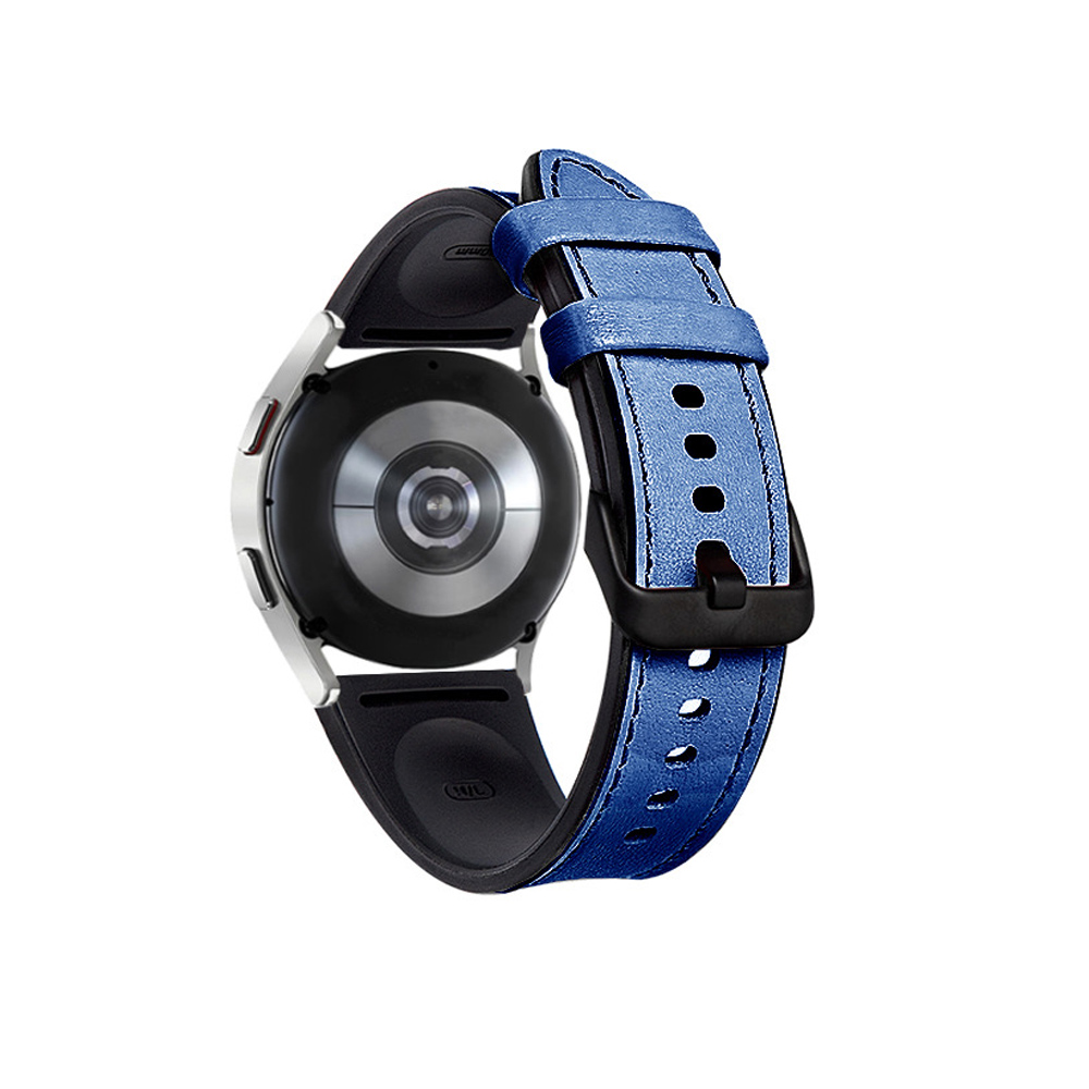 Leather Silicone Watch Band for Samsung Galaxy Watch 6 40mm 44mm 6 Classic 43mm - Zdjęcie 27 z 32