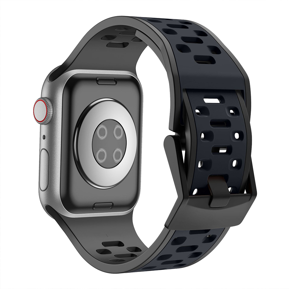 Sport Strap Band for Apple Watch Series 10-1 Ultra 2 44/45/46/49mm Black - Zdjęcie 29 z 32