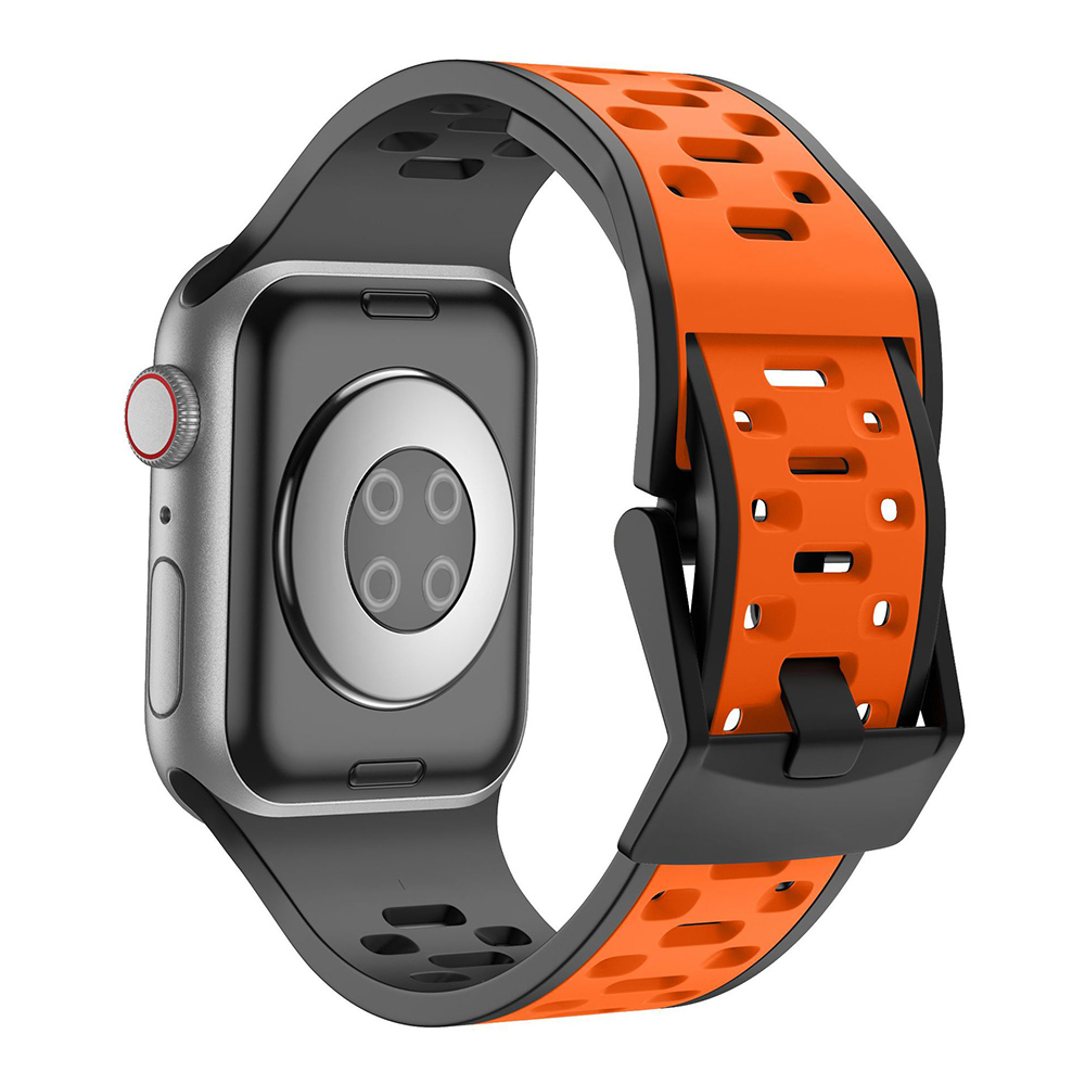 Sport Strap Band for Apple Watch Series 10-1 Ultra 2 44/45/46/49mm Black - Zdjęcie 30 z 32