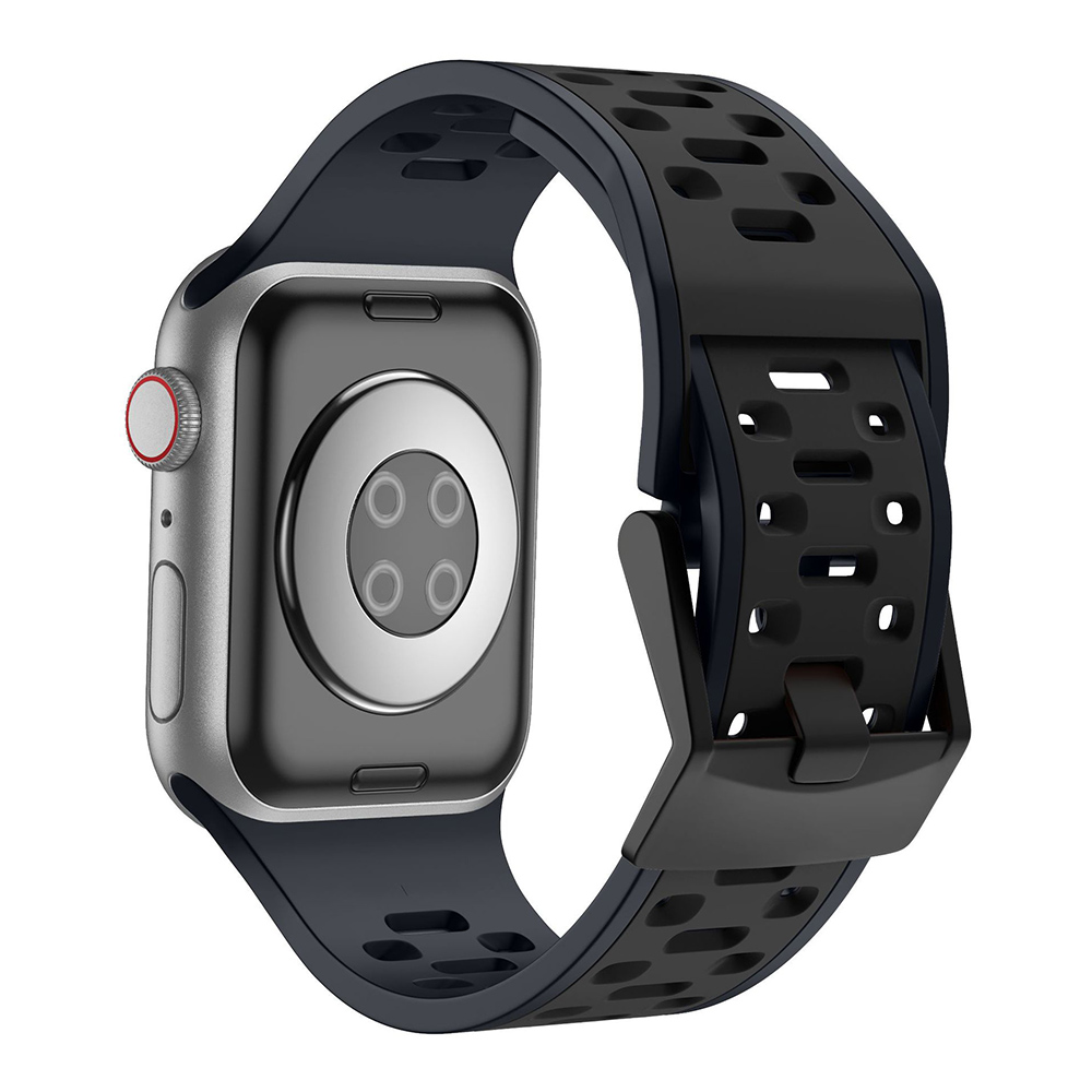 Sport Strap Band for Apple Watch Series 10-1 Ultra 2 44/45/46/49mm Black - Zdjęcie 26 z 32
