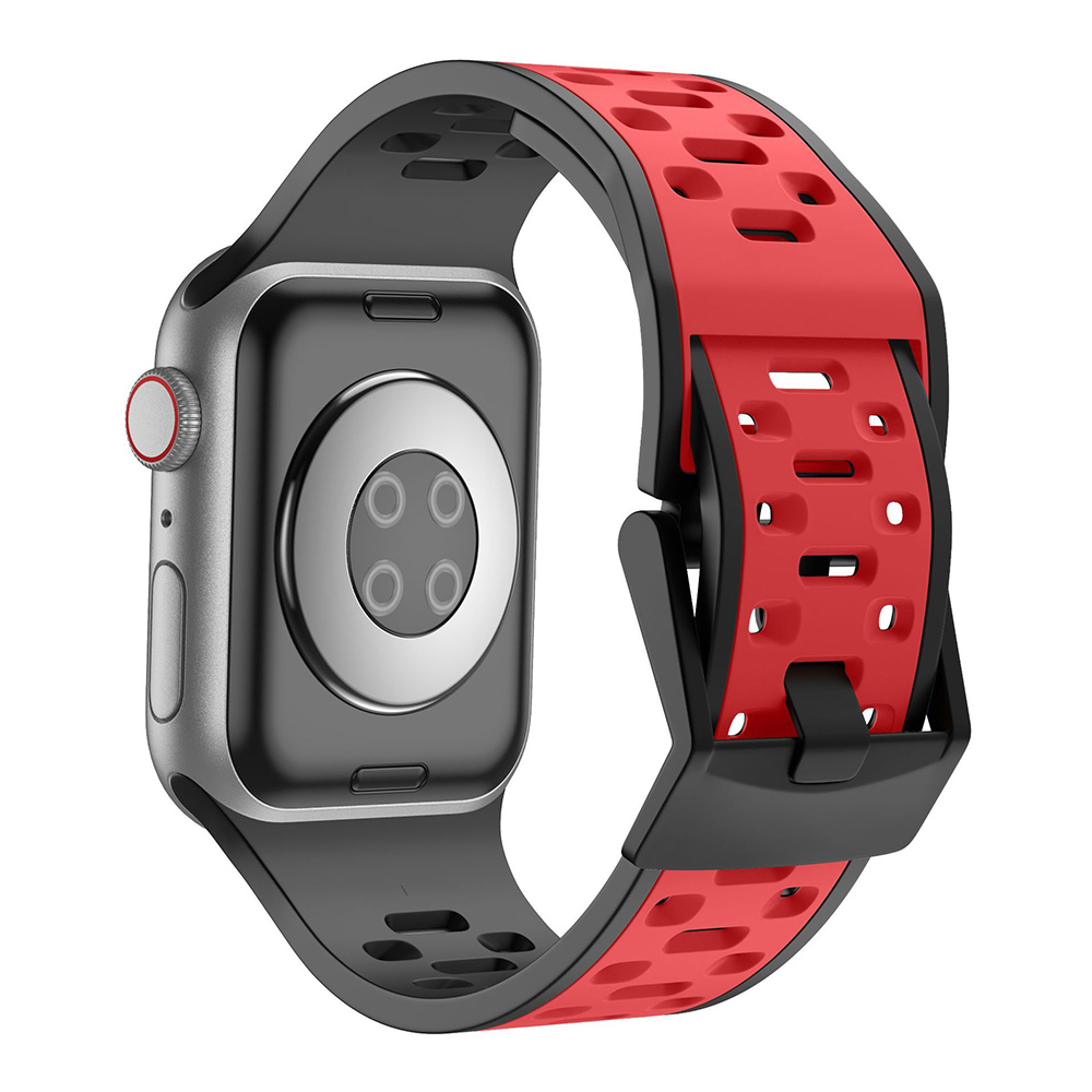 Sport Strap Band for Apple Watch Series 10-1 Ultra 2 44/45/46/49mm Black - Zdjęcie 31 z 32