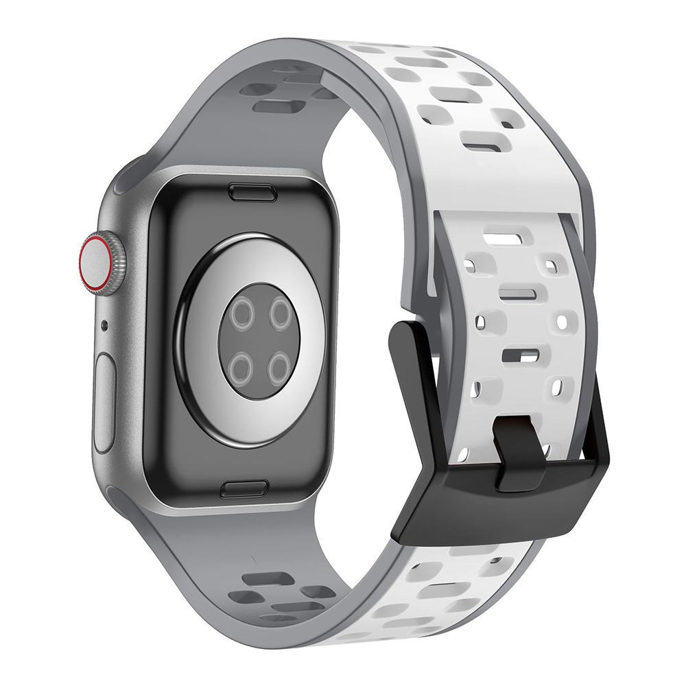 Sport Strap Band for Apple Watch Series 10-1 Ultra 2 44/45/46/49mm Black - Zdjęcie 32 z 32