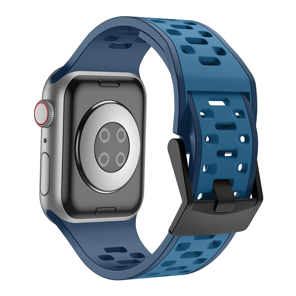 Sport Strap Band for Apple Watch Series 10-1 Ultra 2 44/45/46/49mm Black - Zdjęcie 27 z 32