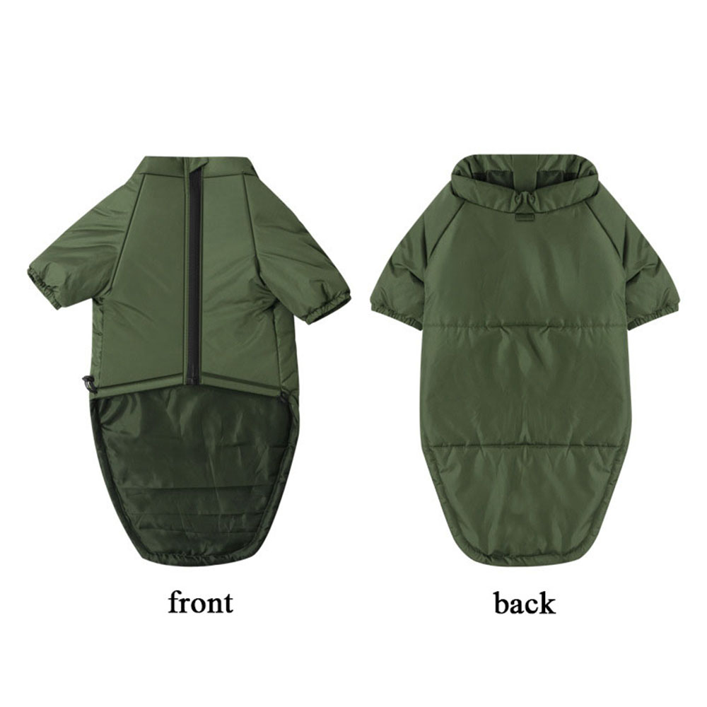 Warm Windproof Dog Jacket Winter Coat Polyester Material for Medium Large Dogs