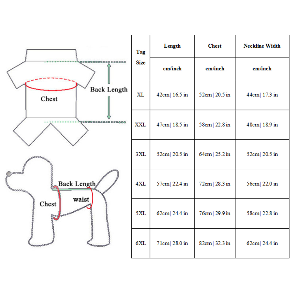 Dog Jacket Back View